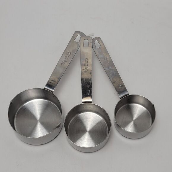 Master Class Stainless Steel Measuring Cups - Set of 3 - Picture 9 of 10